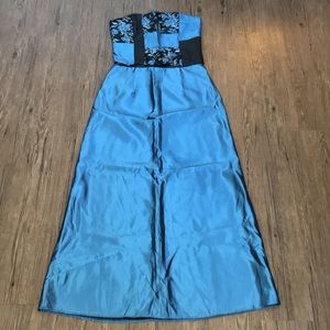 Jessica McClintock Maxi Skirt and Bustier